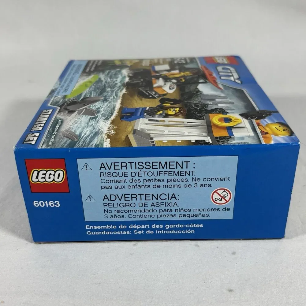 LEGO City 60163 Coast Guard Starter Set 76 Pieces Complete Boxed